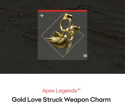 Apex Legends - Gold Lovestruck Weapon Charm DLC XBOX One / Xbox Series X|S КЛЮЧ