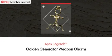 Apex Legends - Golden Generator Weapon Charm DLC XBOX One / Xbox Series X|S КЛЮЧ