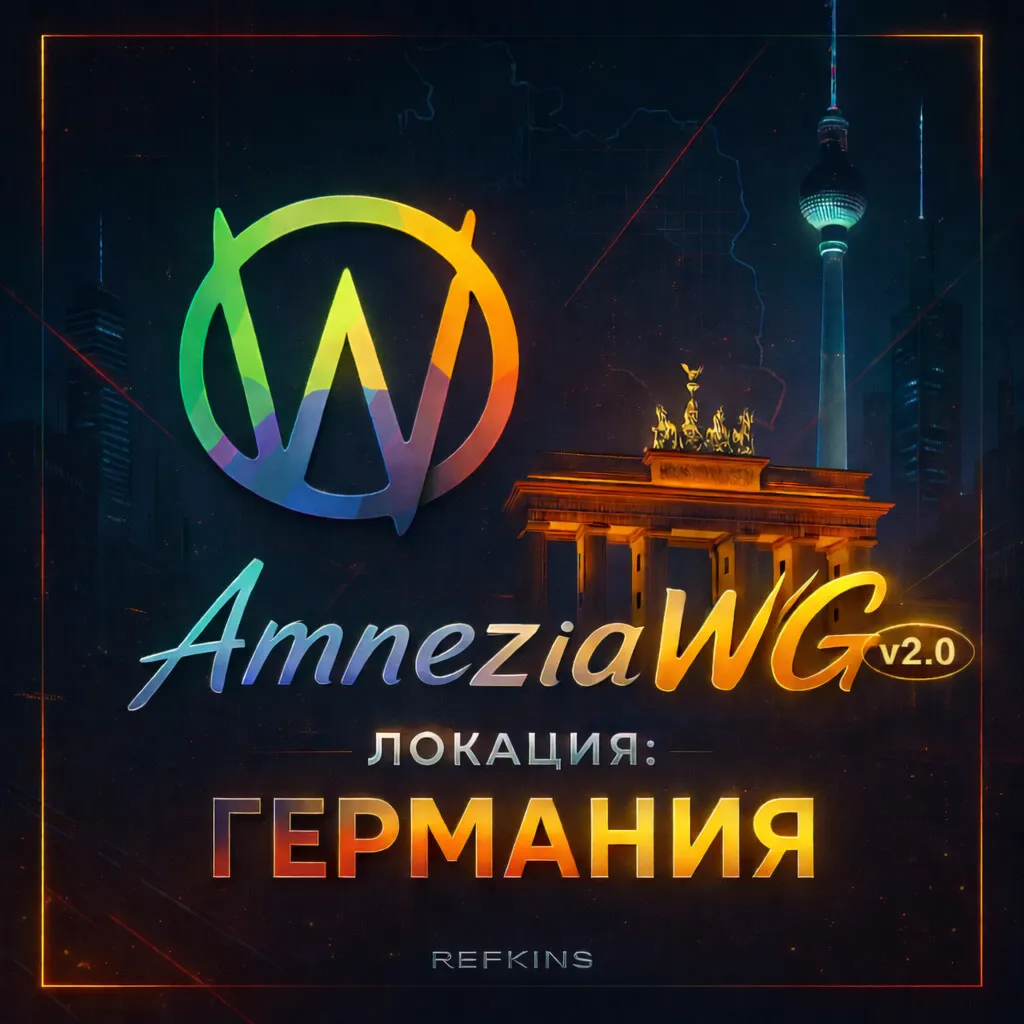 VPN ВПН AMNEZIA 2.0 ЛИЧНЫЙ ГЕРМАНИЯ AMNEZIAWG БЕЗЛИМИТ БЕЗЛИМИТНЫЙ РОУТЕР КИНЕТИК ГОД