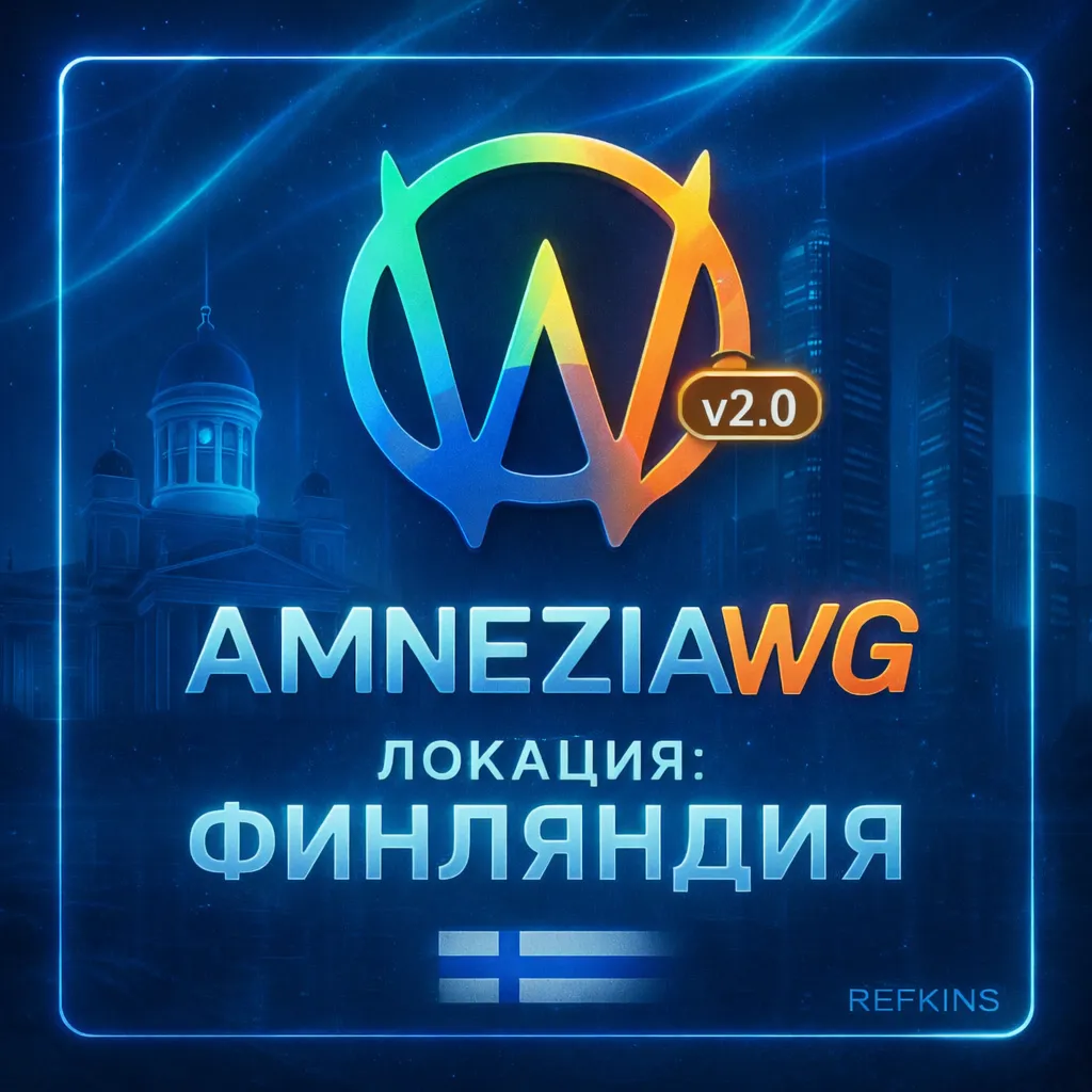 VPN ВПН AMNEZIA 2.0 ЛИЧНЫЙ ФИНЛЯНДИЯ AMNEZIAWG ТЕЛЕГРАМ БЕЗ БЛОКИРОВОК