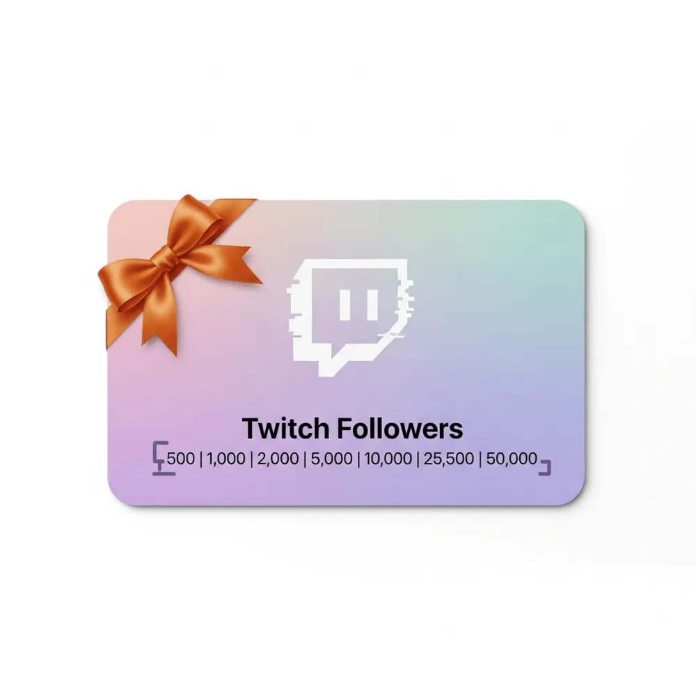Twitch Followers | Мгновенная Доставка
