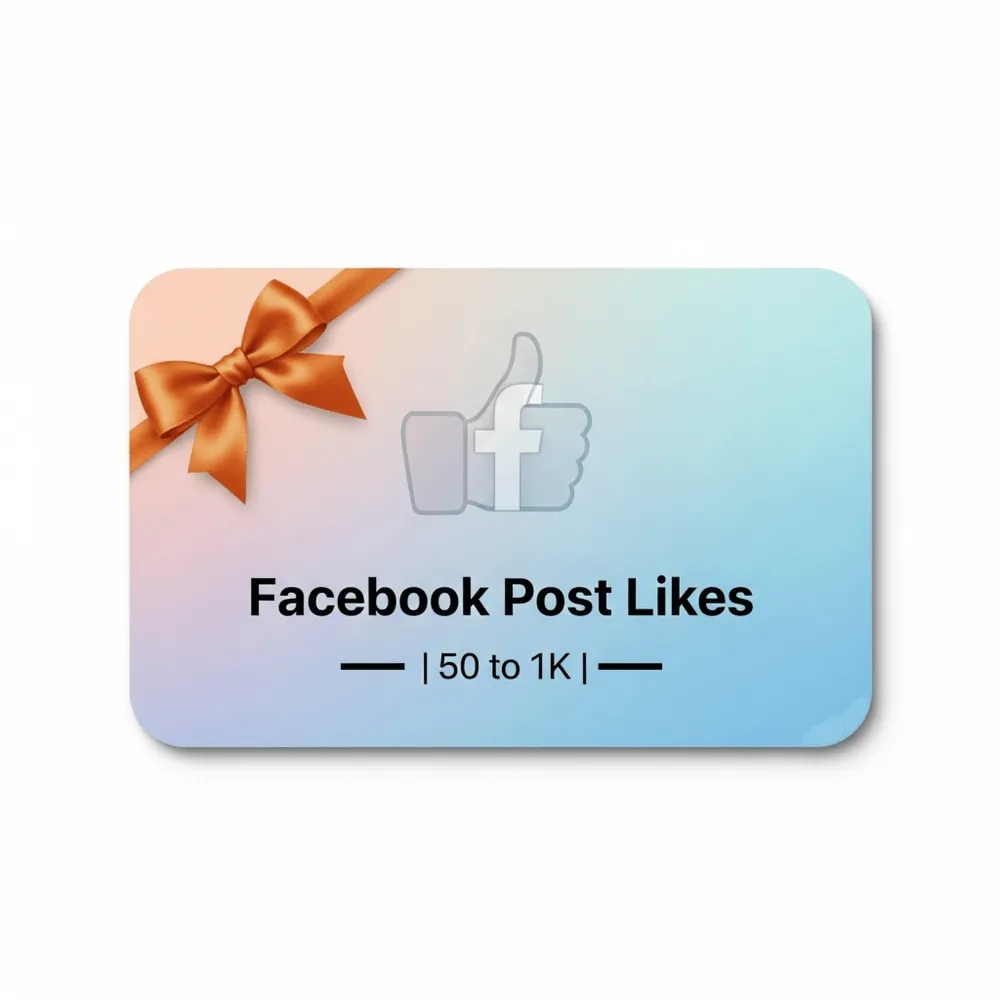 Facebook Post Likes | 50 to 1K | Мгновенная Доставка