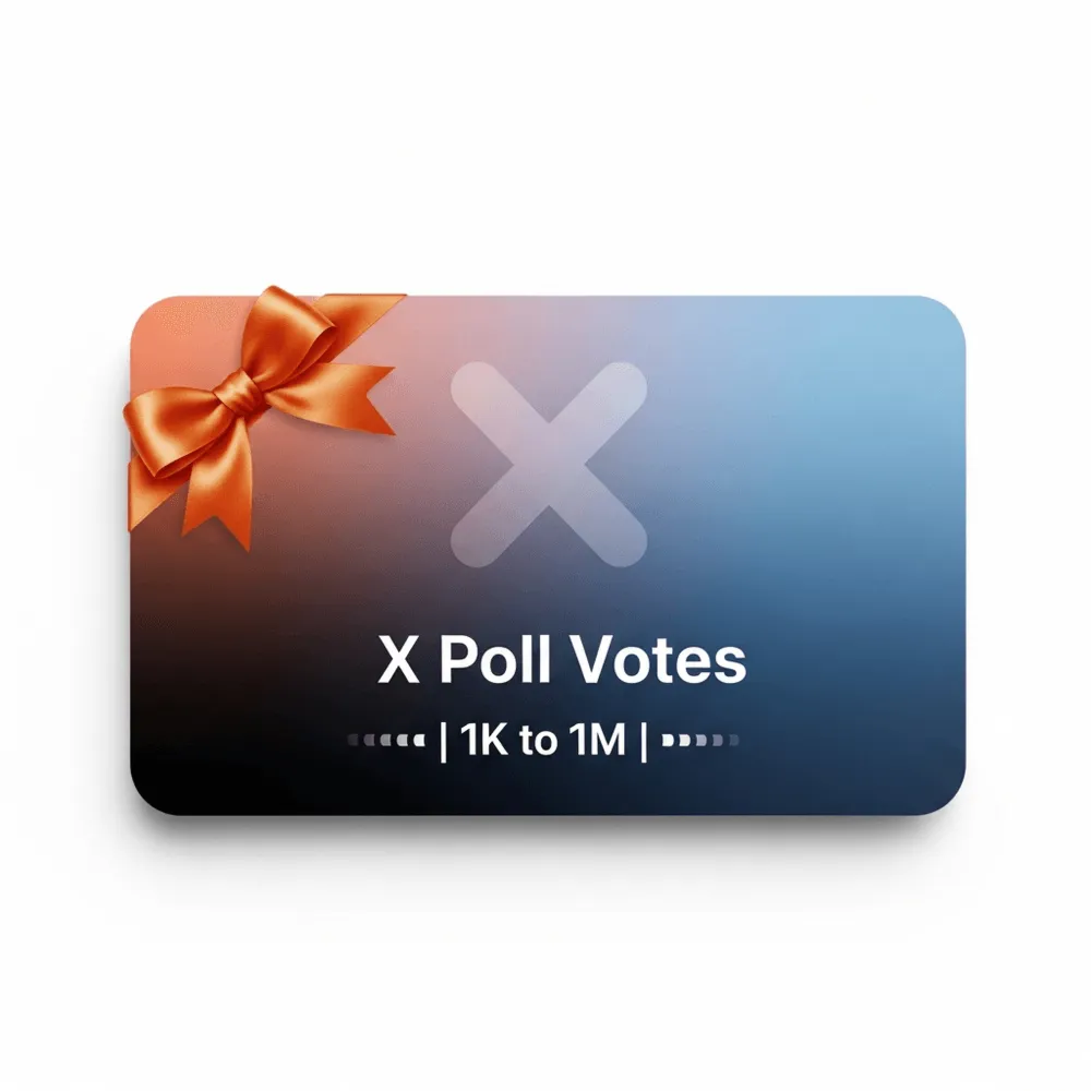 X Poll Votes | 1K to 1M | Instant Delivery