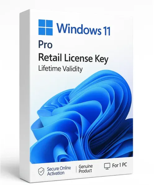 Windows 11 Pro Retail Key | 100% Genuine & Lifetime Activation