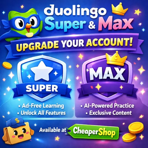 Duolingo Super | Max (Обновите аккаунт) [12 месяцев]