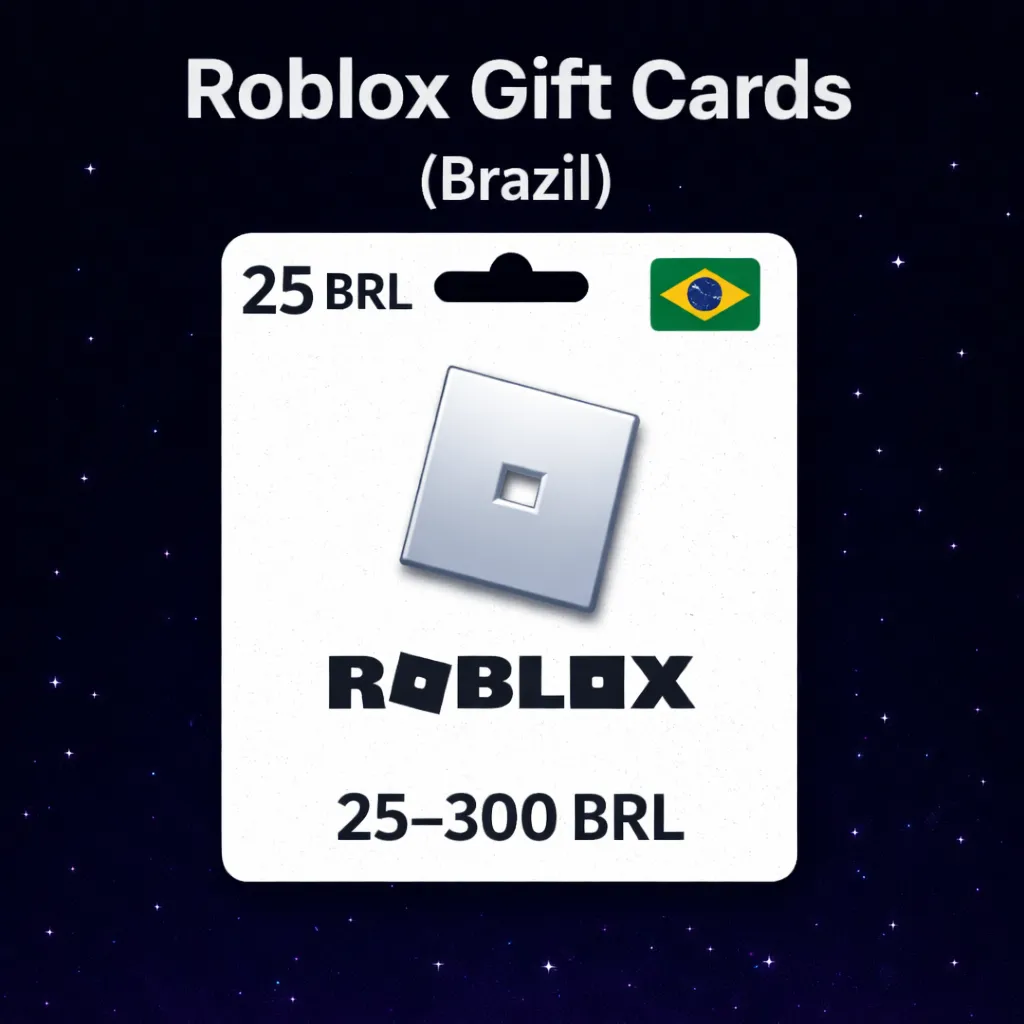 Roblox Gift Cards (Бразилия) 25–300 BRL | Коды пополнения