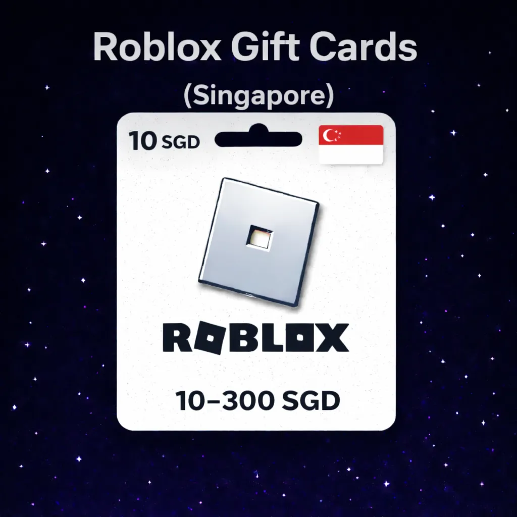Roblox Gift Cards (Сингапур) 10–300 SGD | Коды пополнения