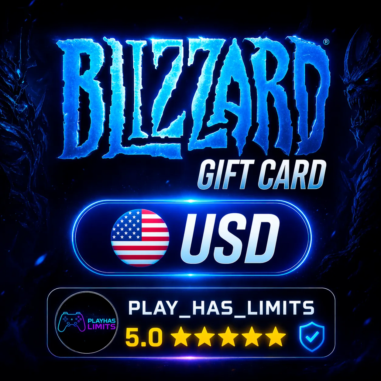 💳BLIZZARD GIFT CARD 5/10/20/50 USD | США