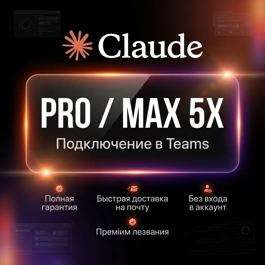 Claude Pro / Max x5 Командное обновление | Без входа | Приватное рабочее пространство