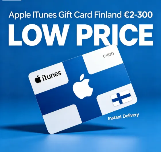Подарочная карта Apple iTunes для Финляндии от 200 до 300 евро. Низкая цена.