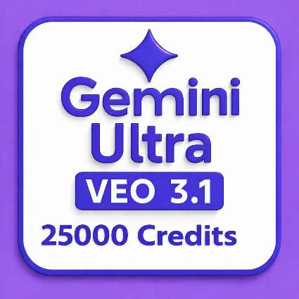 Gemini AI Ultra бизнеса | Veo 3.1 | Flow 25K | Gemini Pro | Whisk | Nano Banana Pro
