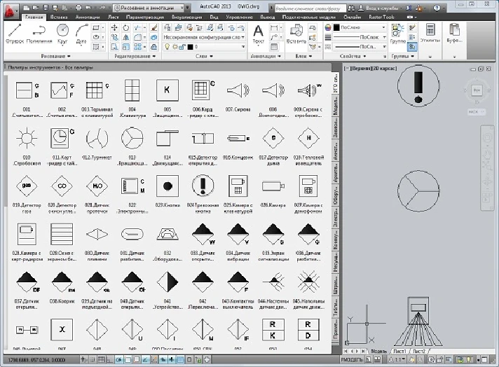 Access control systems symbols