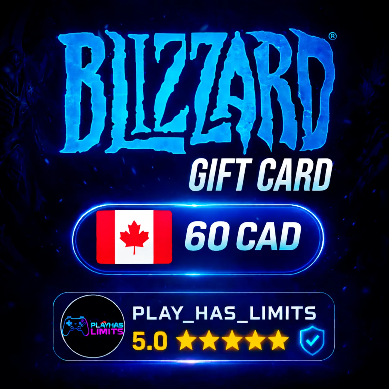 💳BLIZZARD GIFT CARD 60 CAD | Канада