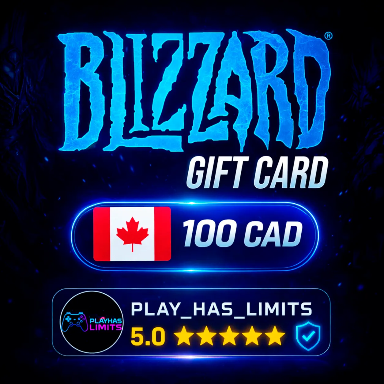 💳BLIZZARD GIFT CARD 100 CAD | Канада