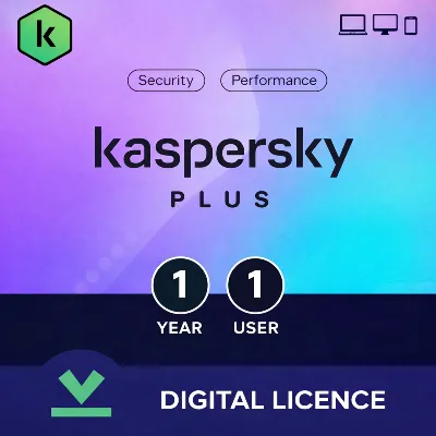 Kaspersky Plus –1 ПК 1 год  ключ –(ИН)