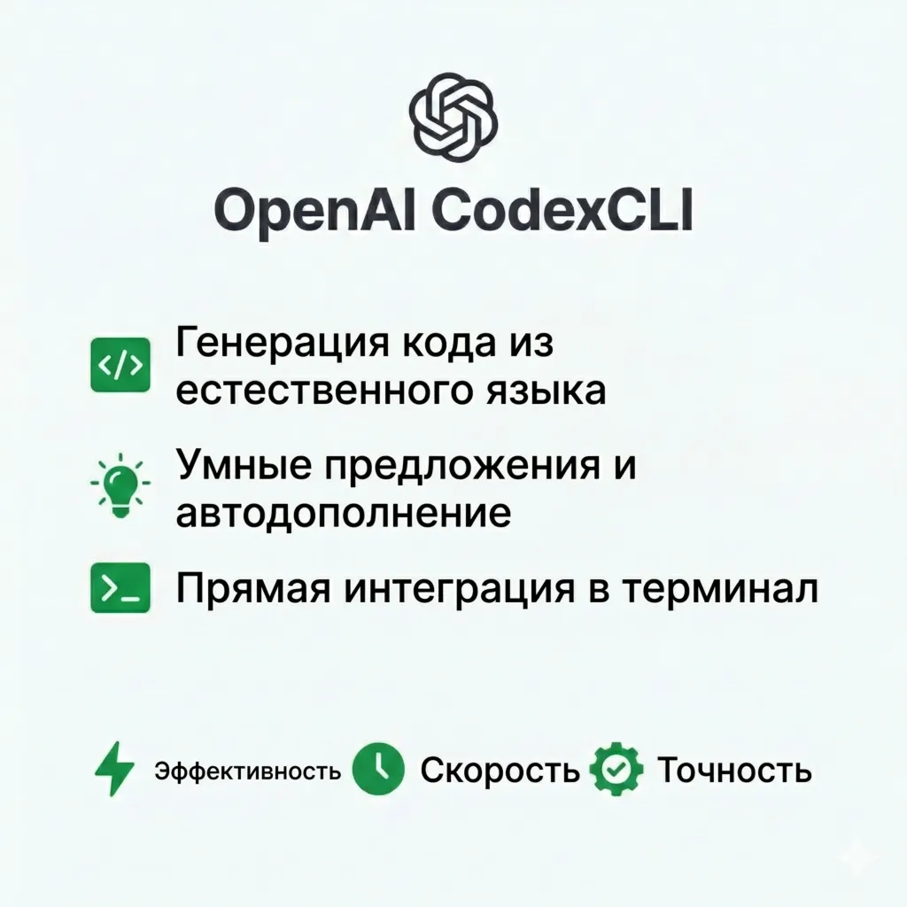 ChatGPT 5.5 - API CodexCLI / Codex CLIпо СУПЕР НИЗКОЙ ЦЕНЕ