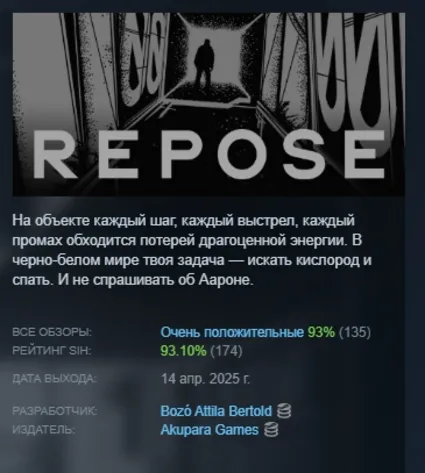 REPOSE АВТОДОСТАВКА STEAM РОССИЯ