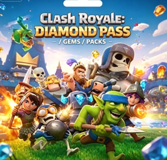 Clash Royale: DIAMOND PASS / GEMS / PACKS