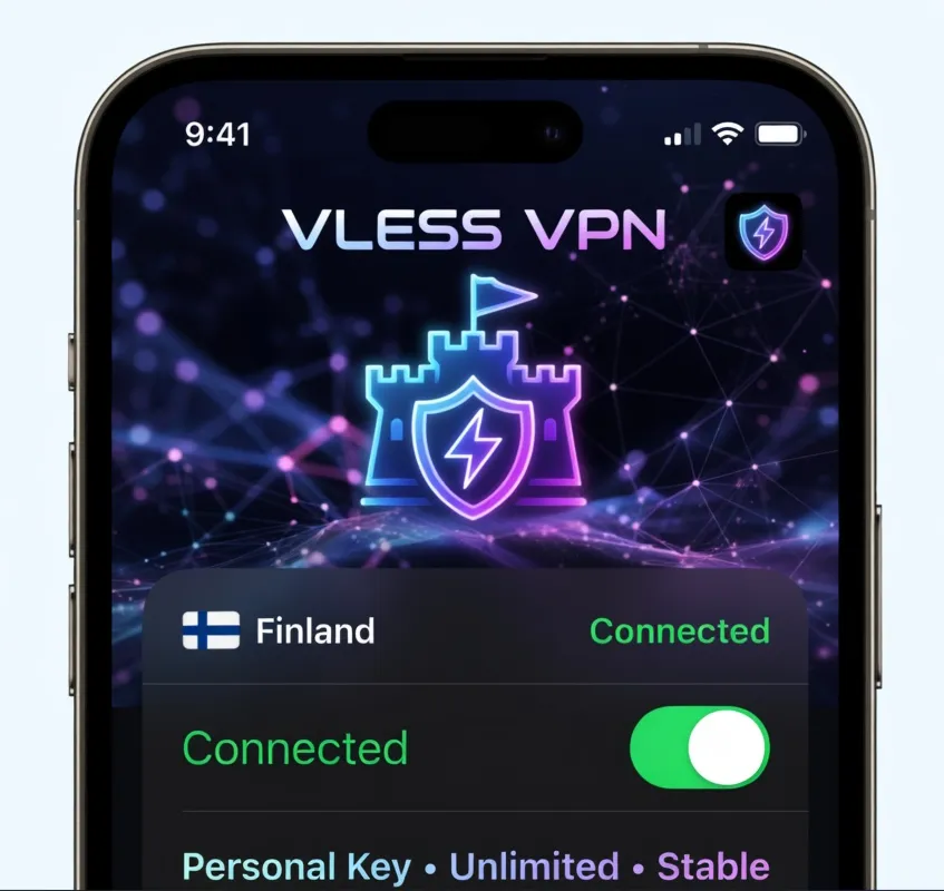 🔥VLESS VPN PERSONAL FINLAND