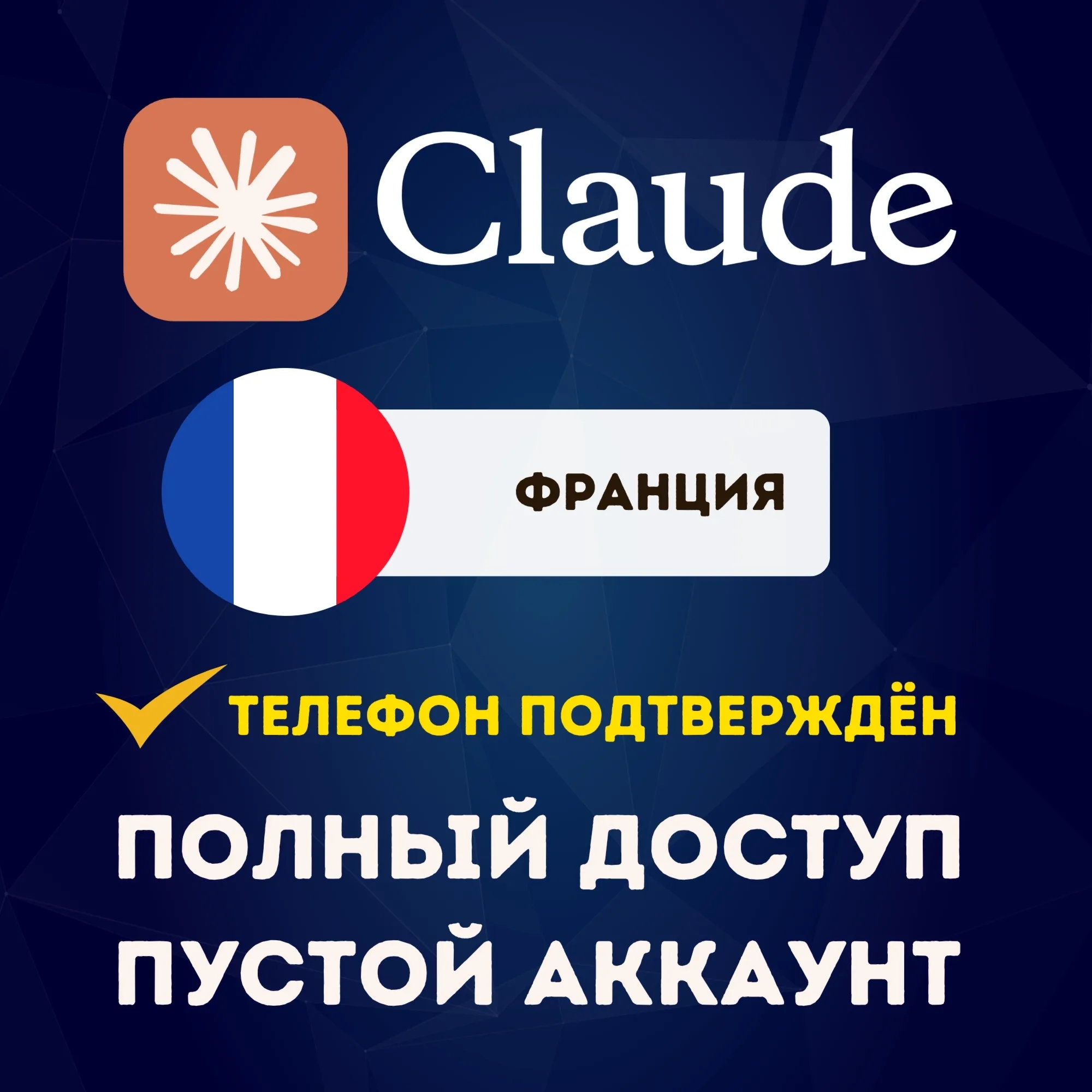 🇳🇱 НИДЕРЛАНДЫ CLAUDE.COM АККАУНТ | ПОДТВЕРЖДЁН ПО ТЕЛЕФОНУ | ПОЛНЫЙ ДОСТУП