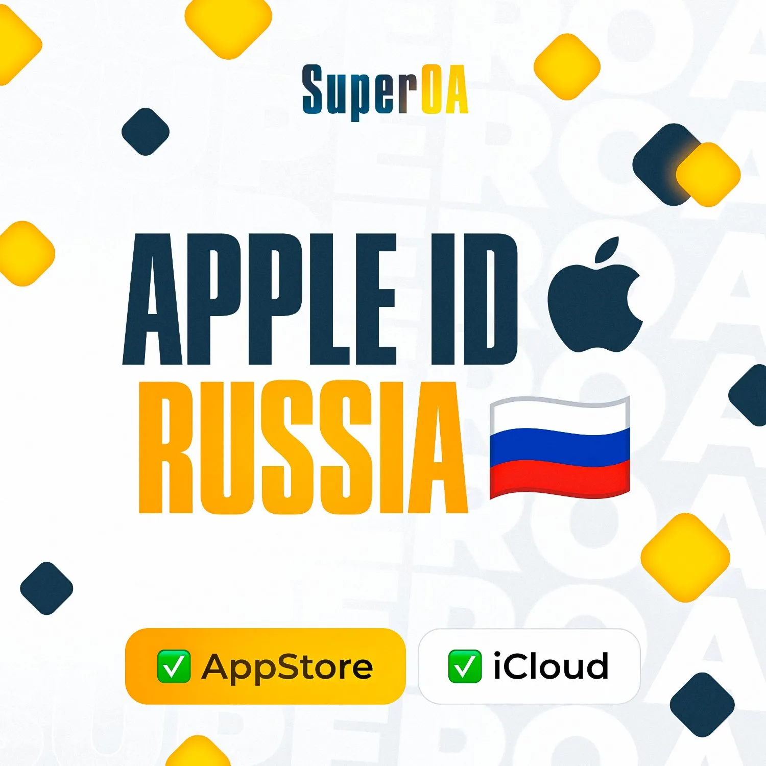 APPLE ID RU (Russia) | Русский АККАУНТ БЕЗ 2FA (Россия, российский Apple Account)