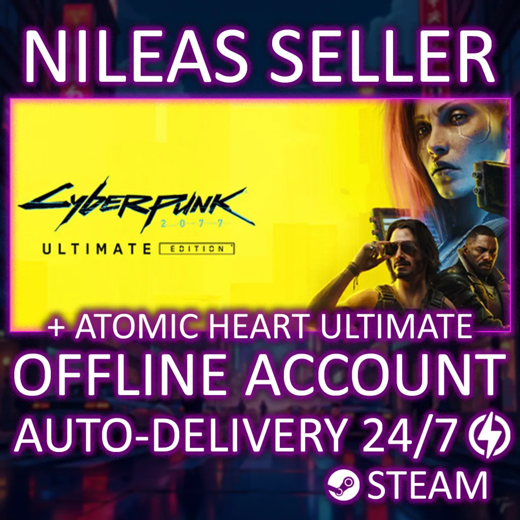 Cyberpunk 2077: Ultimate Edition + Atomic Heart Ultimate Edition | Steam | Оффлайн