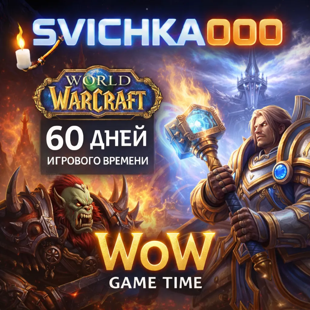 Таймкарта WOW\60 дней