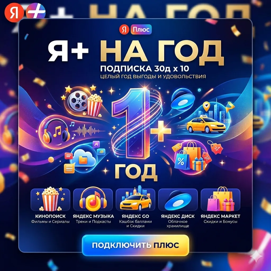 Я+ | ГОД | ЕЖЕМЕСЯЧНОЕ ПРИГЛАШЕНИЕ В СЕМЬЮ | ЛЮБОЙ АККАУНТ | 1 ПРИГЛАШЕНИЕ В МЕСЯЦ