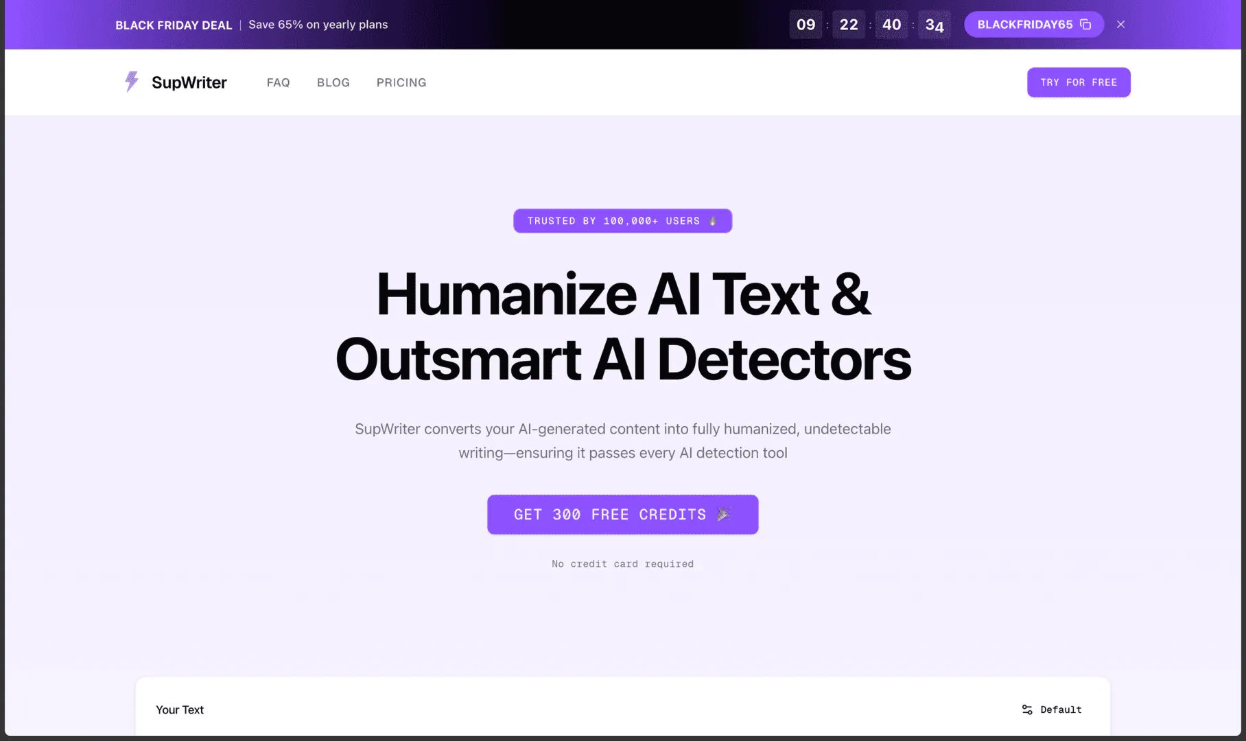 SupWriter Ai Pro 1 month Prrivate