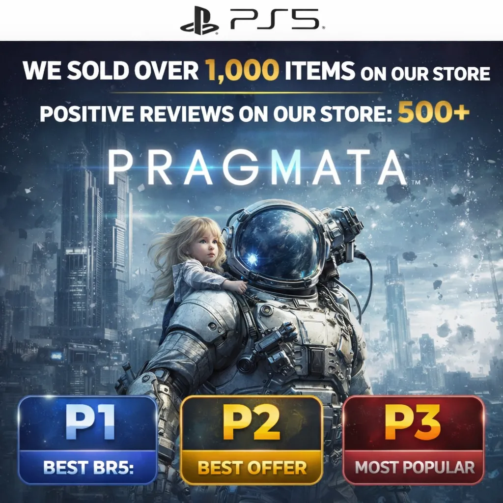 Pragmata PS5 |  RENT | OFFLINE PRIVATE P3 | ONLINE SHARED P2 | Quick