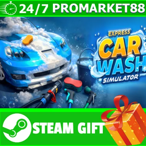 ️ВСЕ СТРАНЫ+РОССИЯ️ Express Car Wash Simulator STEAM
