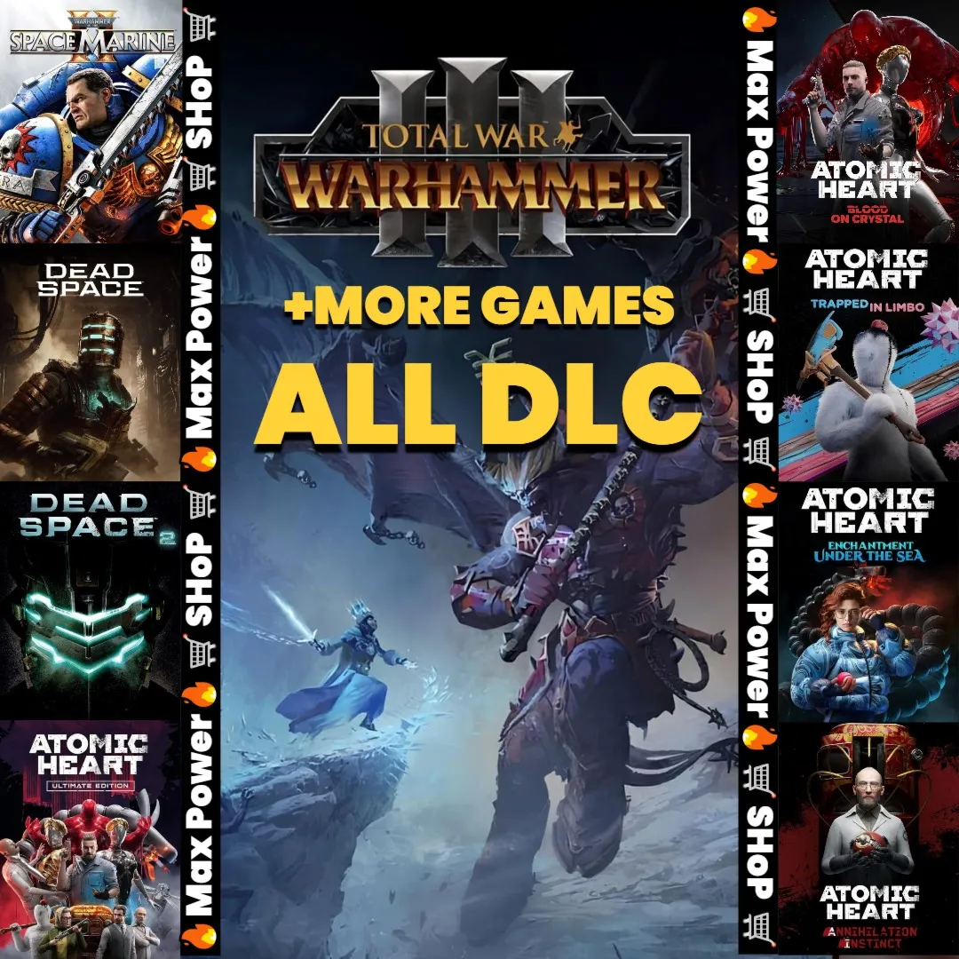Total War: WARHAMMER III ВСE DLC + Warhammer 40,000: Space Marine 2 онлайн аккаунт