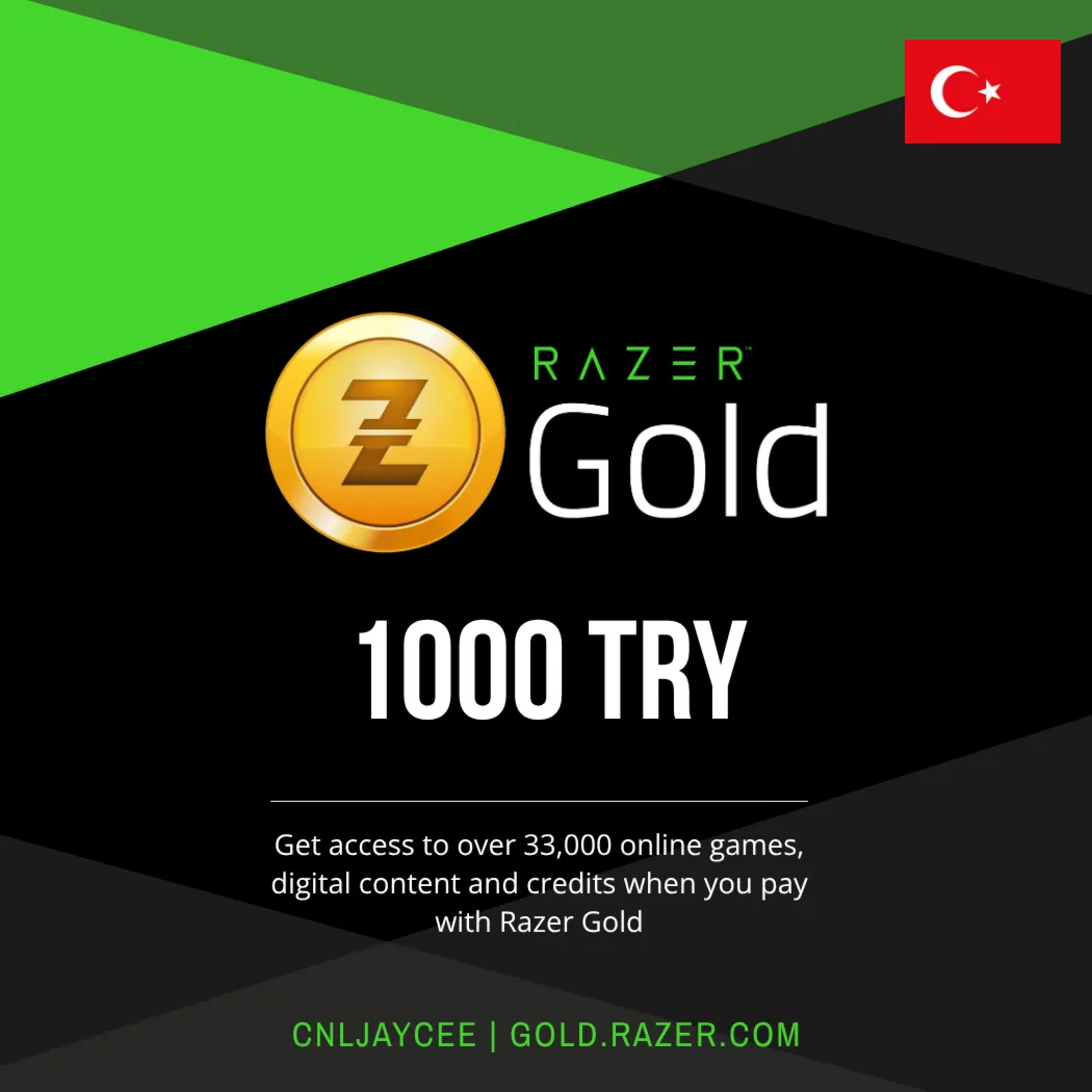 24/7 АВТО | RazerGold 1000 TRY (подарочная карта)