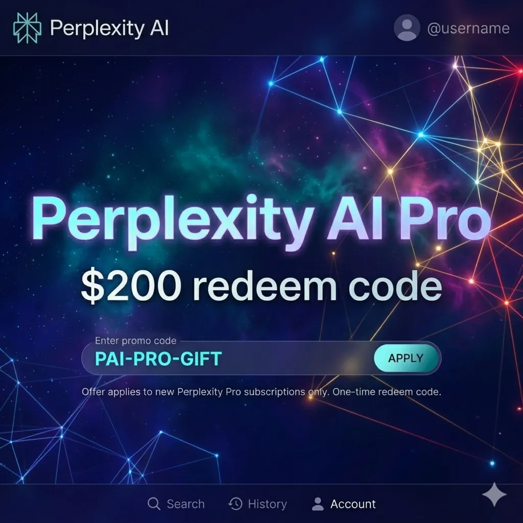 Perplexity AI Pro Promo Code | $200 OFF | Monthly / Yearly Access | Instant Delivery