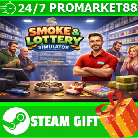 ️ВСЕ СТРАНЫ+РОССИЯ️ Smoke & Lottery Simulator STEAM