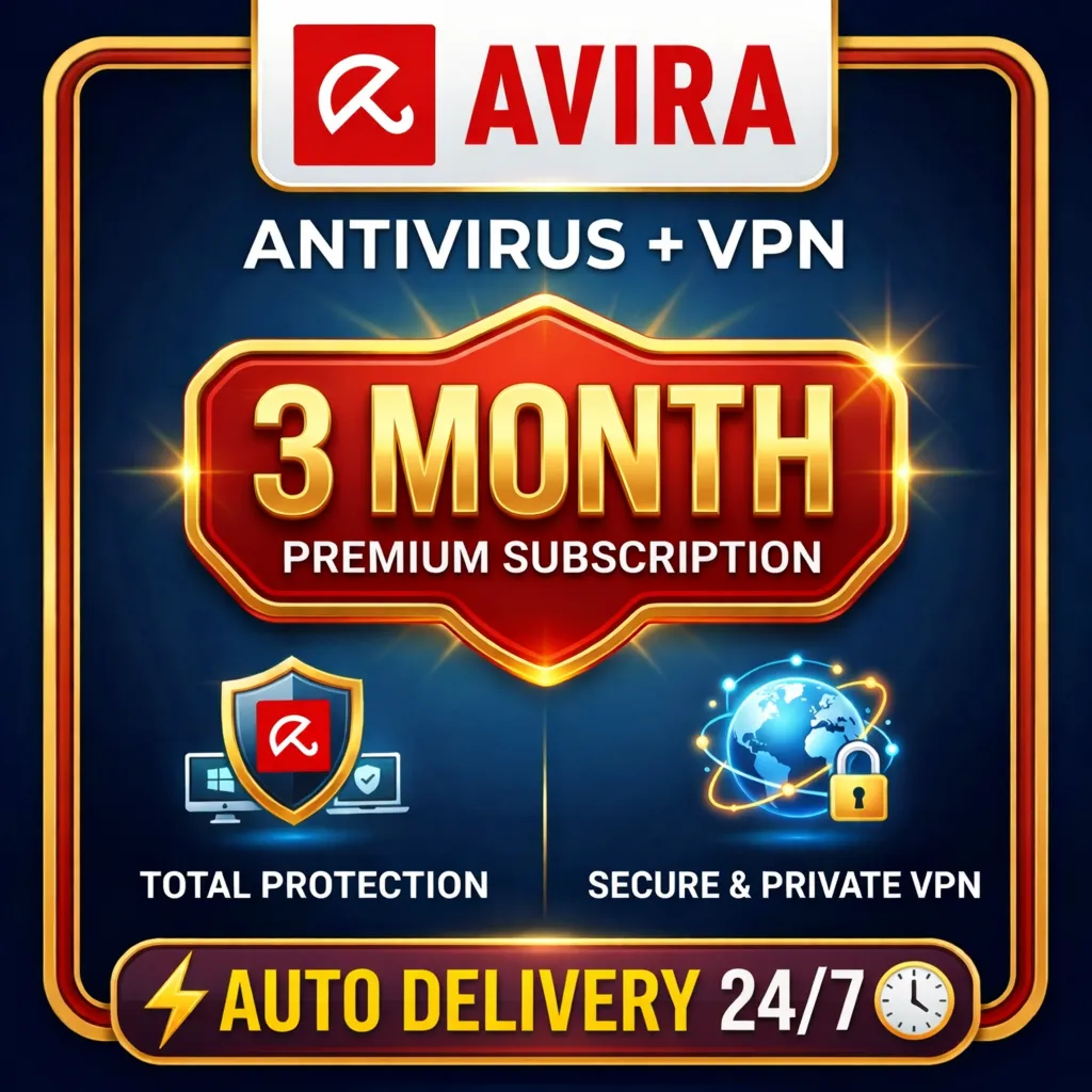 Avira Prime на 3 месяца (ссылка активации) для 5 устройств | Антивирус + VPN