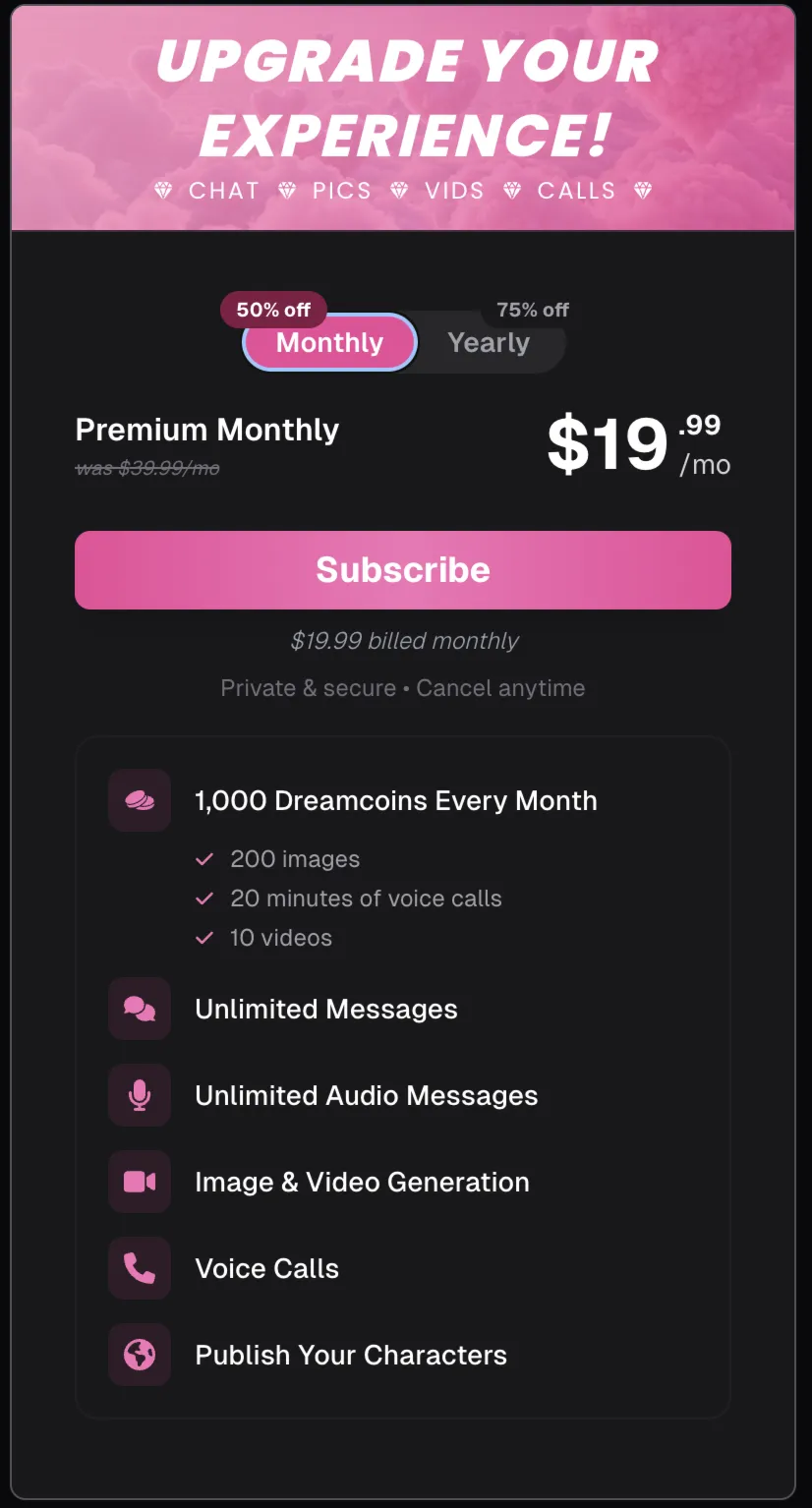 OurDream AI Premium Subscription Private Account Full Access Instant Delivery