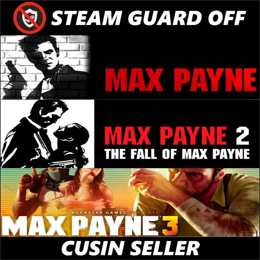  Max Payne + ВСЕ ЧАСТИ | Оффлайн аккаунт | Без Guard