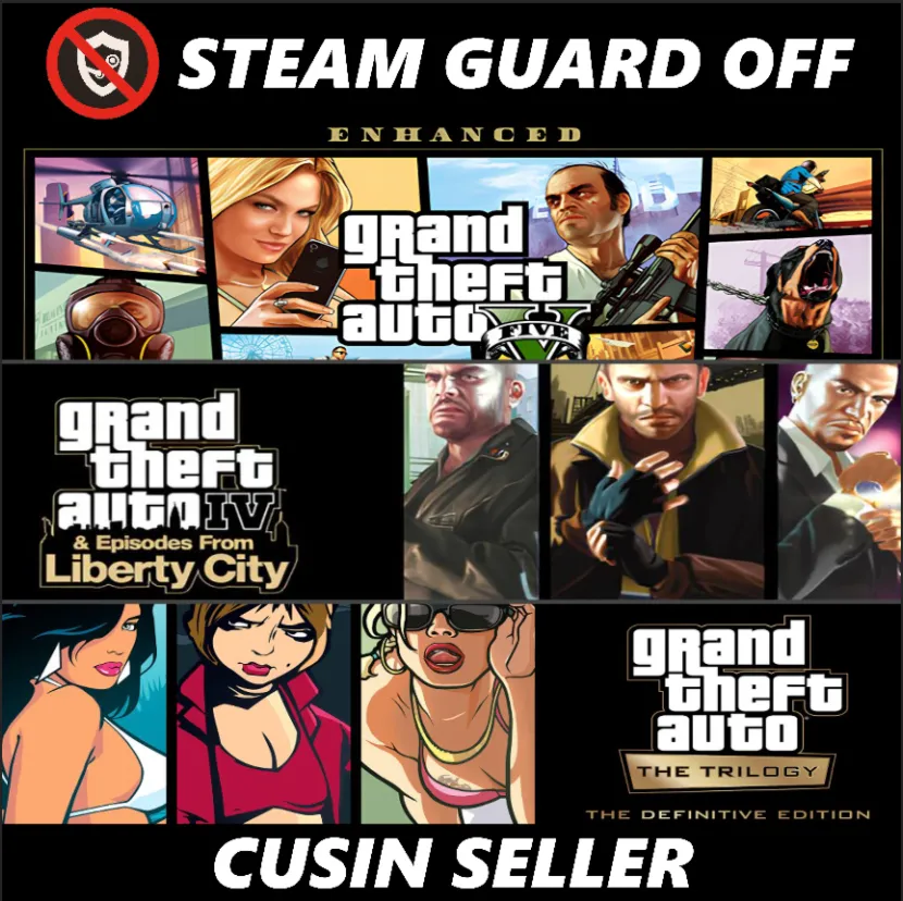 🎮 GTA 5 Enhanced + IV + Trilogy – The Definitive Edition | Оффлайн аккаунт