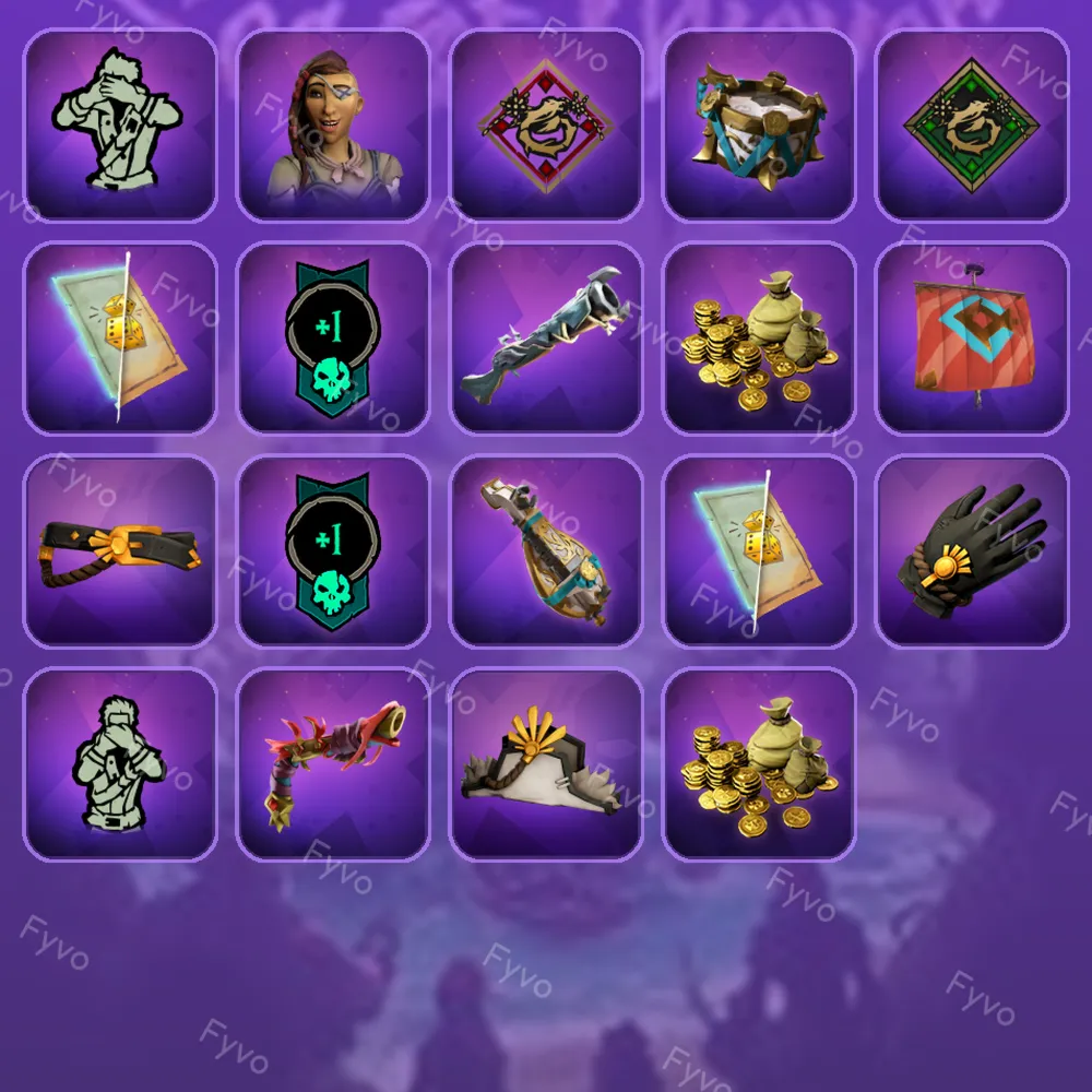Sea of ​​Thieves Twitch Drops 19 Items