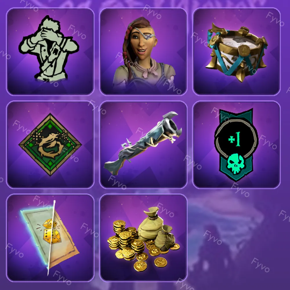 Sea of ​​Thieves Twitch Drops 8 Items
