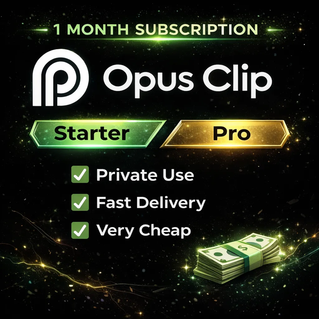 OpusClip | Starter / Pro Subscription 1 month