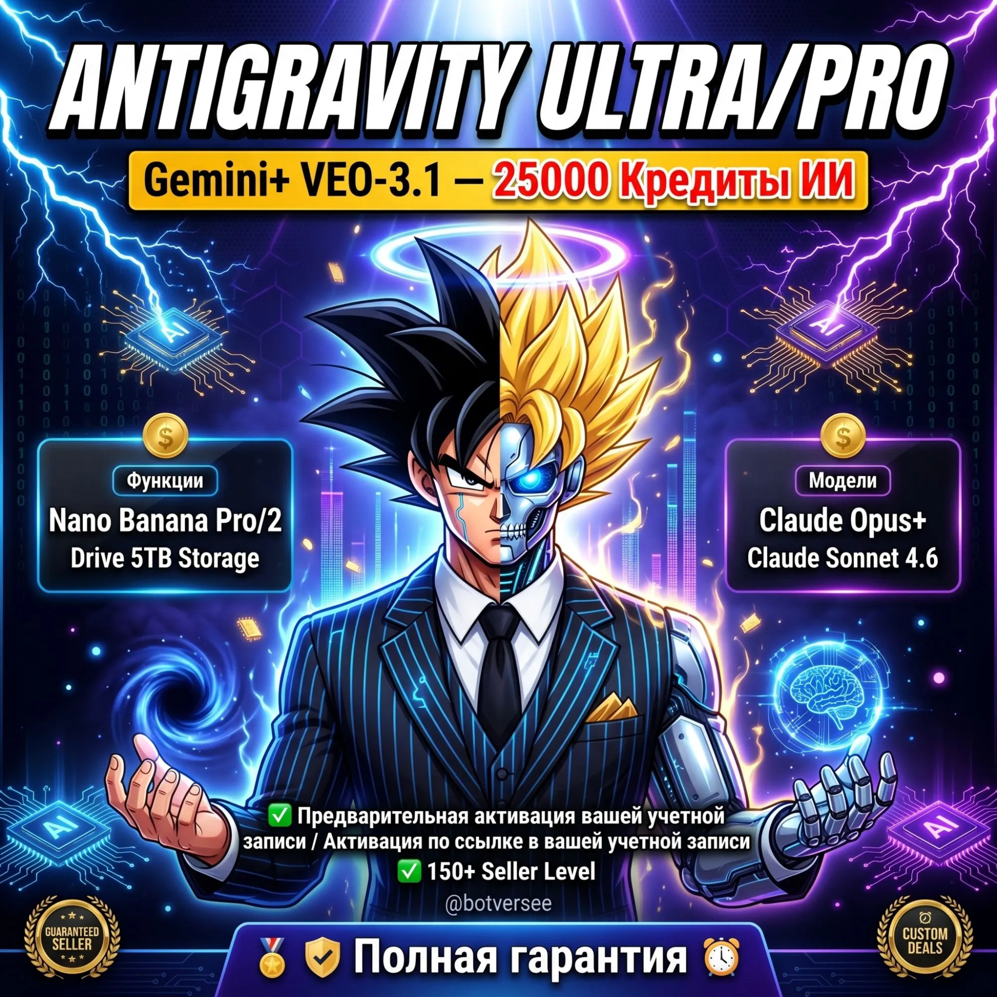 Google Antigravity Ai Pro/ULTRA + Gemini Google AI Pro/ULTRA, VEO 3,1 | 1–6 месяцев