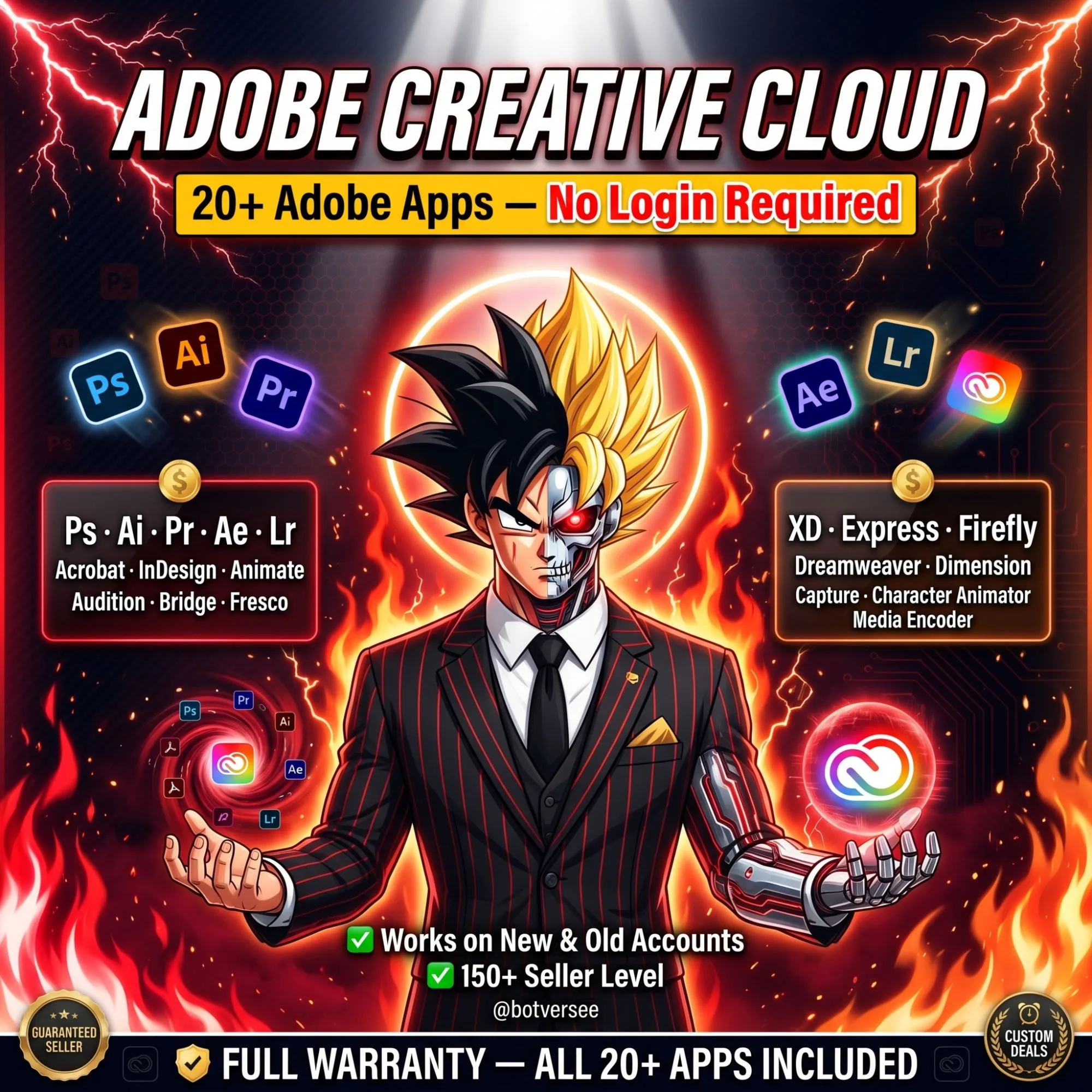 [НЕТ Вход в систему] Adobe Creative Cloud Pro на ваш email 1/2/3/4/5/6 месяцев