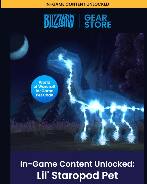 Звездолапка Lil' Staropod питомец battle.net key