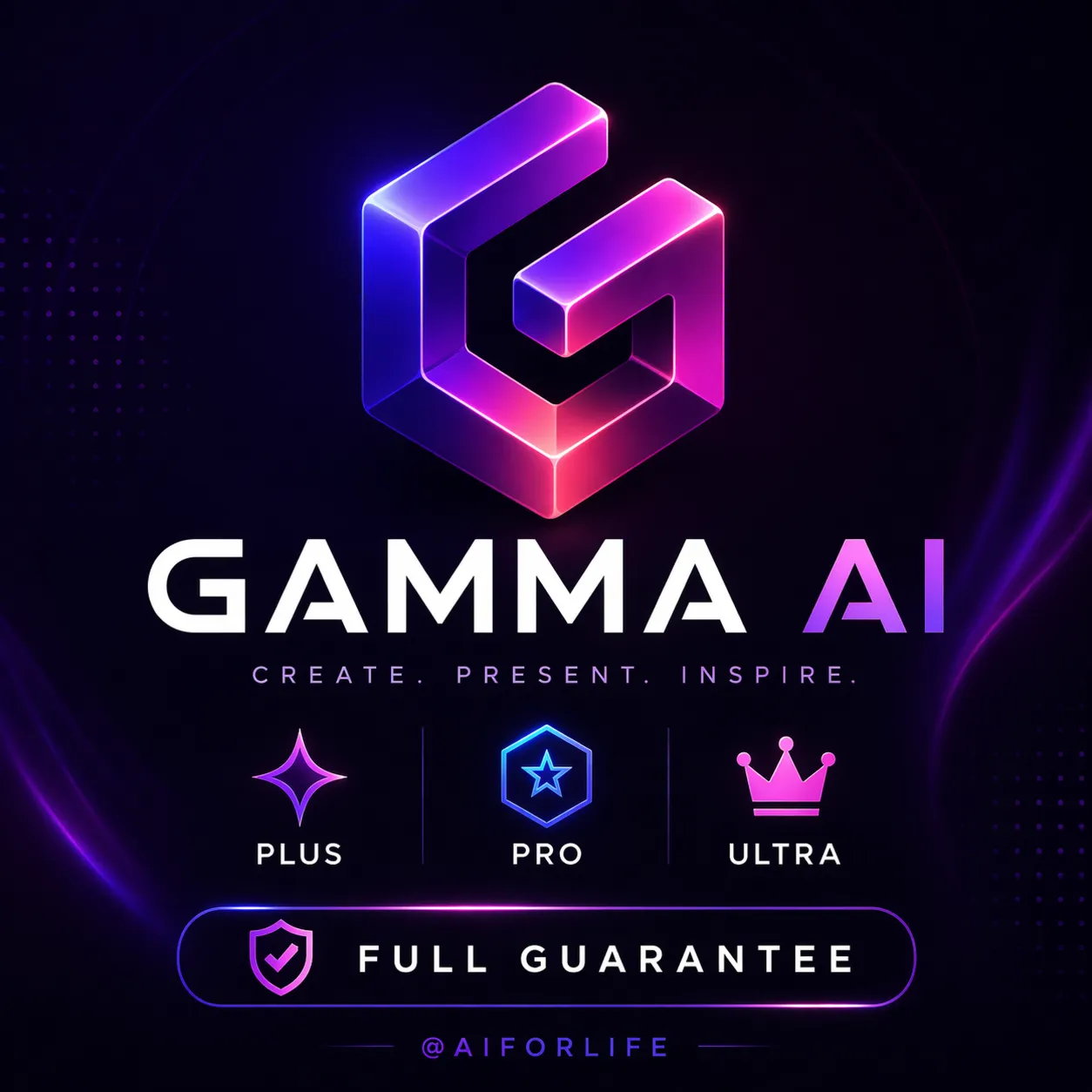 GAMMA.APP AI PLUS | PRO | УЛЬТРА ПРИВАТНЫЙ АККАУНТ | ПРОДЛЕНИЕ | ГАРАНТИЯ