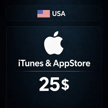 🍎 Подарочная карта Apple iTunes (USA) 25$