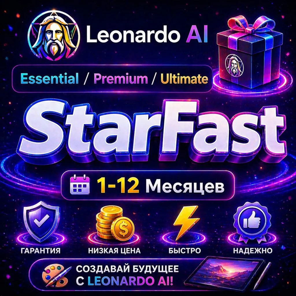 Leonardo AI | Essential, Premium, Ultimate |  ПОДПИСКА НА ВАШ АККАУНТ | БЫСТРО