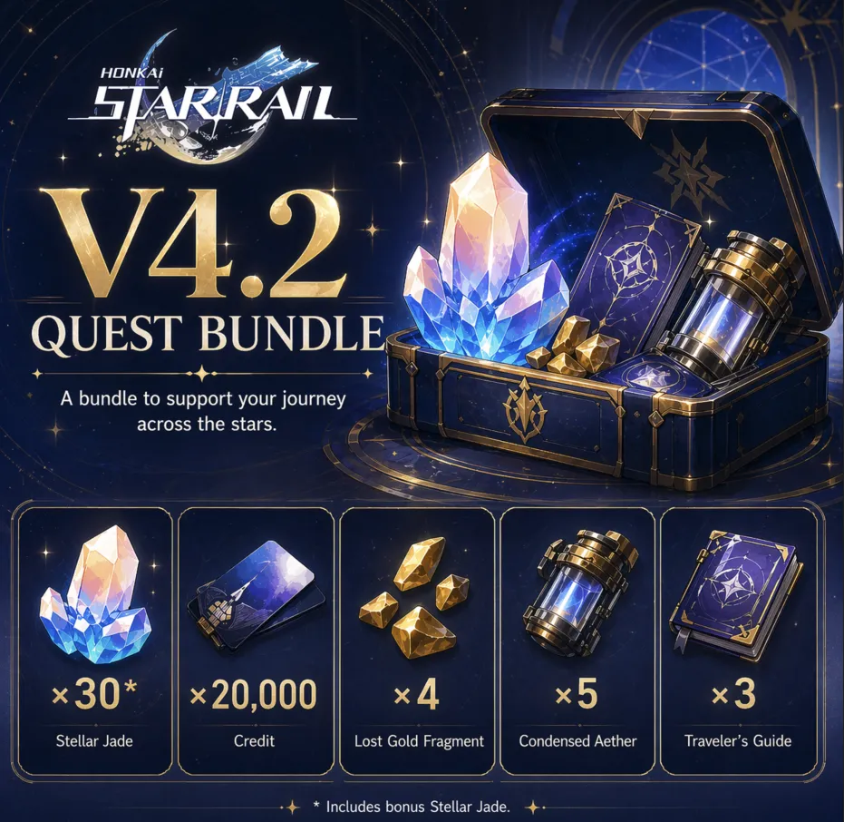 Honkai Star Rail V4.2 Quest Bundle Ключ - глобальный - PS/Android/iOS/ПК