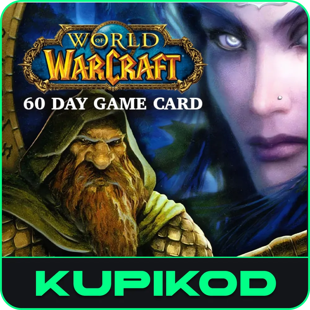 WORLD OF WARCRAFT 60 ДНЕЙ ТАЙМ КАРТАRU/EU 